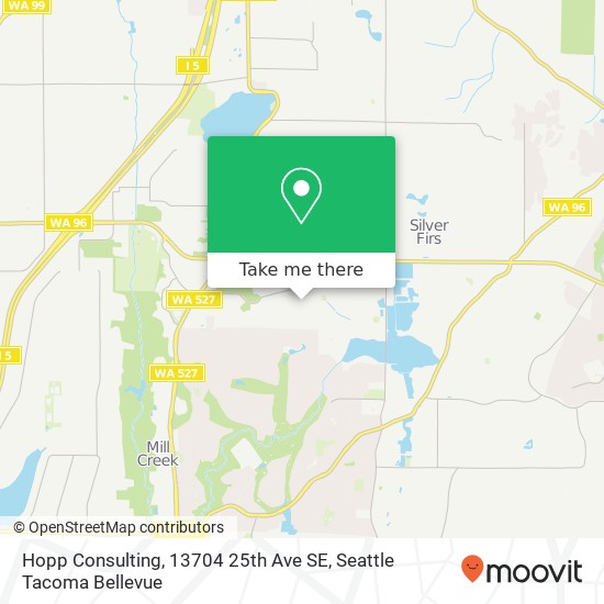 Mapa de Hopp Consulting, 13704 25th Ave SE