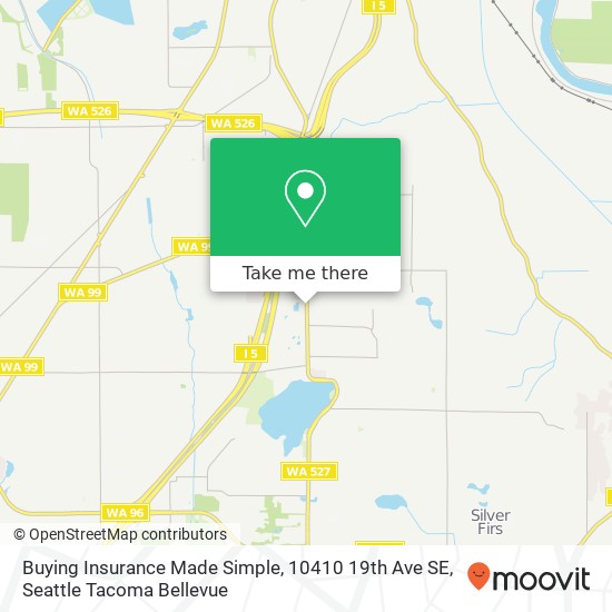 Mapa de Buying Insurance Made Simple, 10410 19th Ave SE