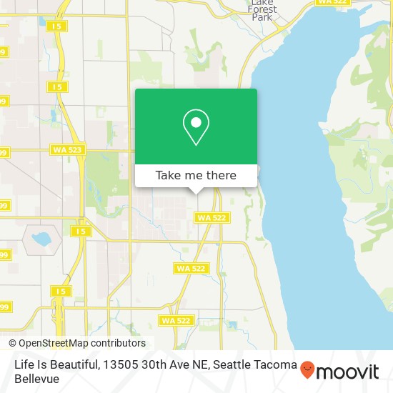 Life Is Beautiful, 13505 30th Ave NE map