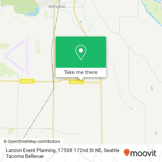 Lanzon Event Planning, 17508 172nd St NE map