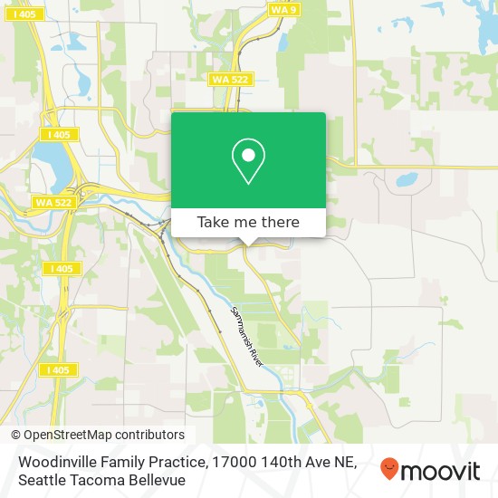 Woodinville Family Practice, 17000 140th Ave NE map