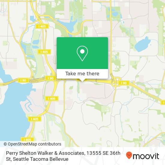 Mapa de Perry Shelton Walker & Associates, 13555 SE 36th St