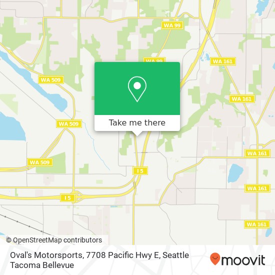 Oval's Motorsports, 7708 Pacific Hwy E map