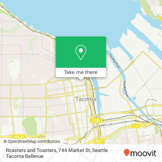 Roasters and Toasters, 744 Market St map