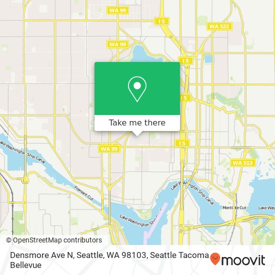 Densmore Ave N, Seattle, WA 98103 map