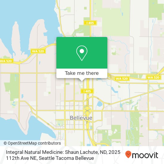 Integral Natural Medicine: Shaun Lachute, ND, 2025 112th Ave NE map