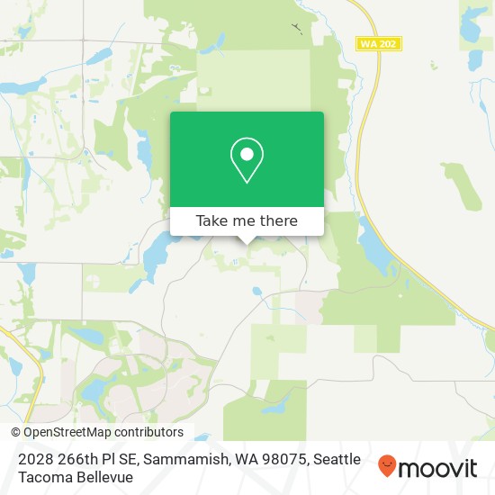 Mapa de 2028 266th Pl SE, Sammamish, WA 98075