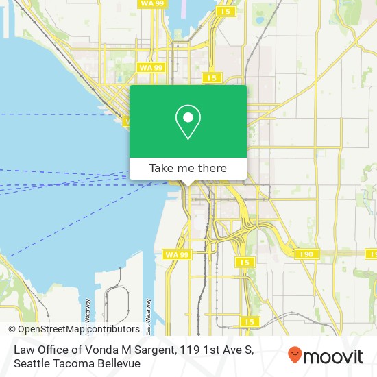 Law Office of Vonda M Sargent, 119 1st Ave S map