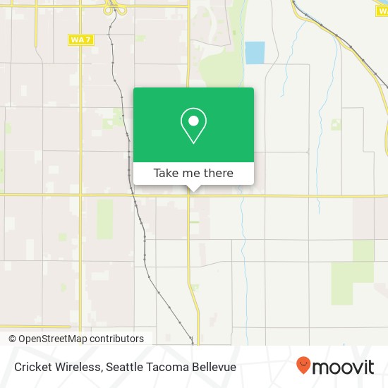 Mapa de Cricket Wireless