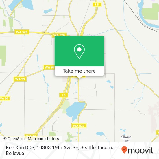 Kee Kim DDS, 10303 19th Ave SE map