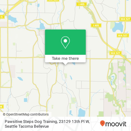 Pawsitive Steps Dog Training, 23129 13th Pl W map