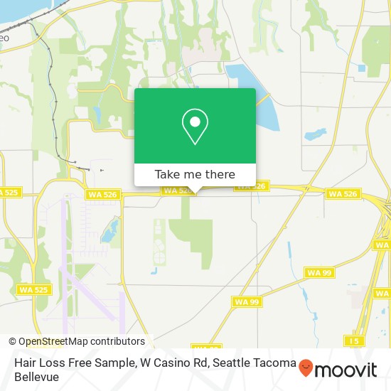 Hair Loss Free Sample, W Casino Rd map