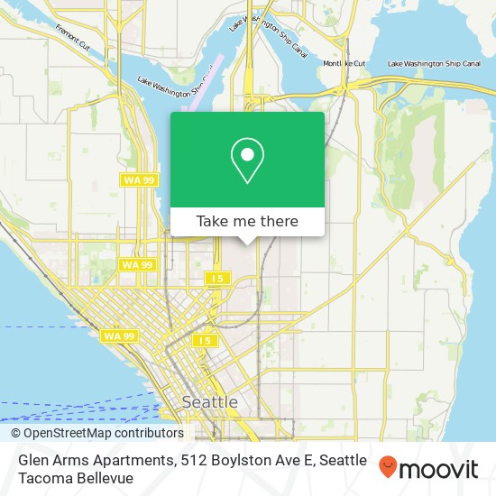 Glen Arms Apartments, 512 Boylston Ave E map