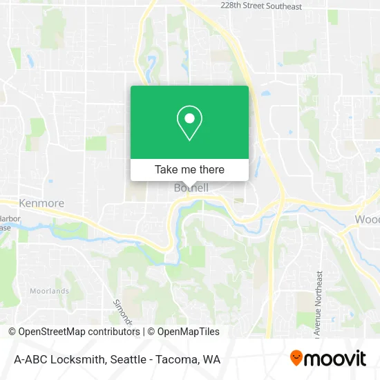Mapa de A-ABC Locksmith