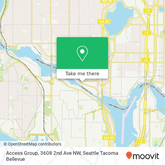 Access Group, 3608 2nd Ave NW map