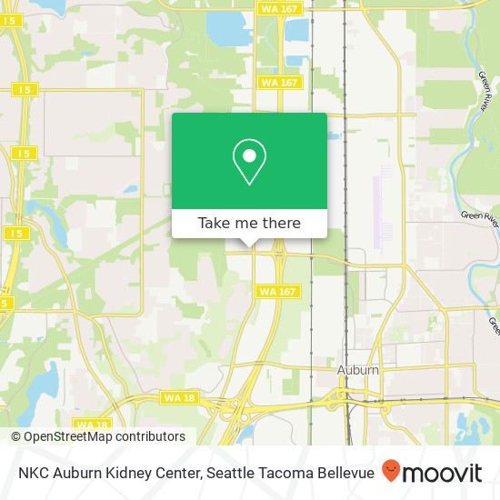 NKC Auburn Kidney Center map