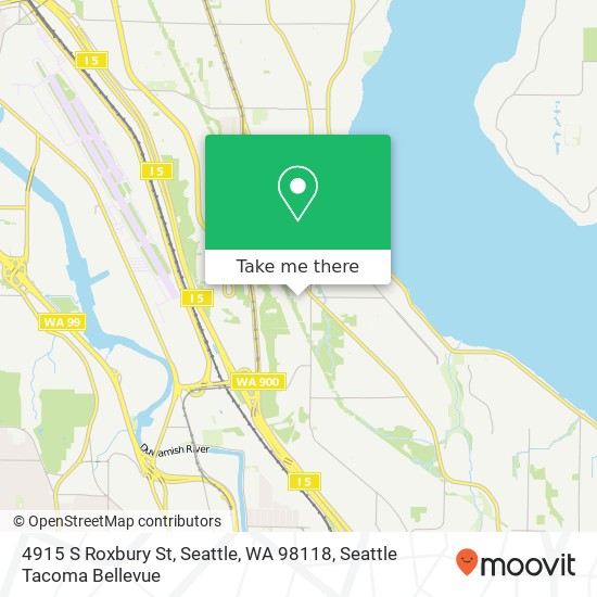 4915 S Roxbury St, Seattle, WA 98118 map