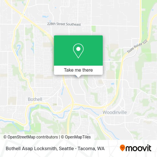 Bothell Asap Locksmith map