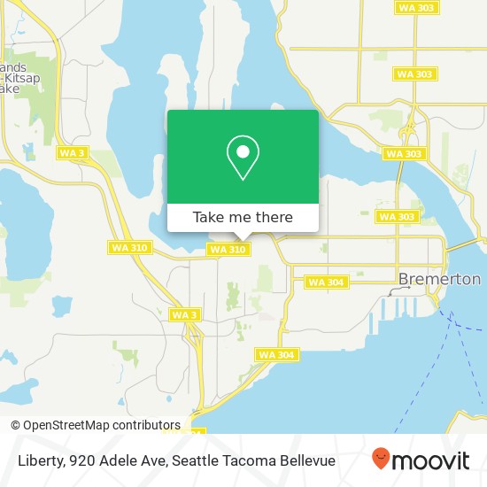 Mapa de Liberty, 920 Adele Ave