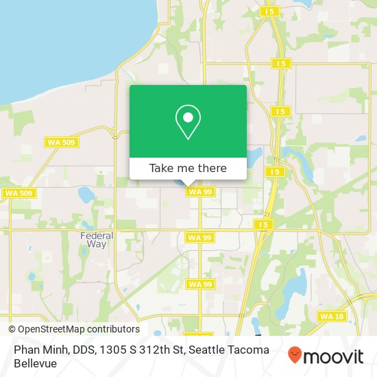 Phan Minh, DDS, 1305 S 312th St map