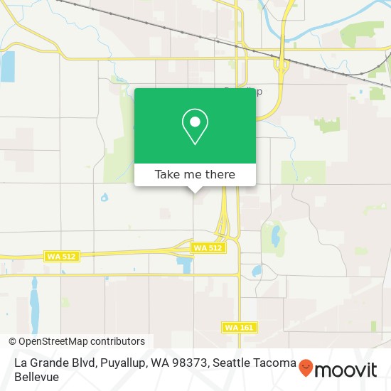 Mapa de La Grande Blvd, Puyallup, WA 98373