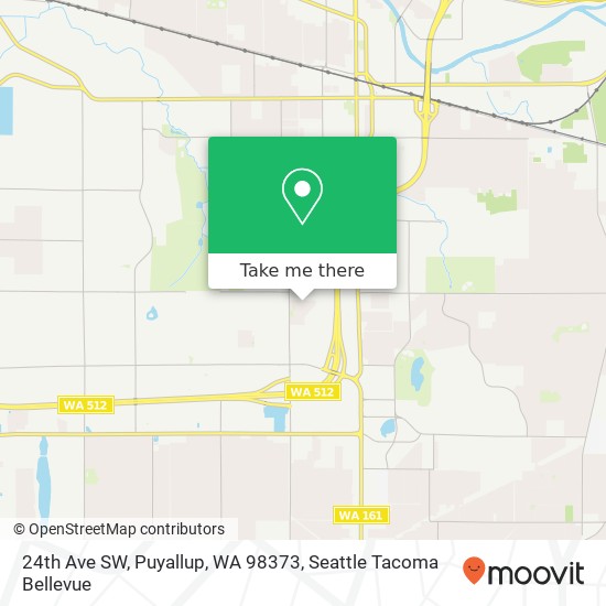 Mapa de 24th Ave SW, Puyallup, WA 98373