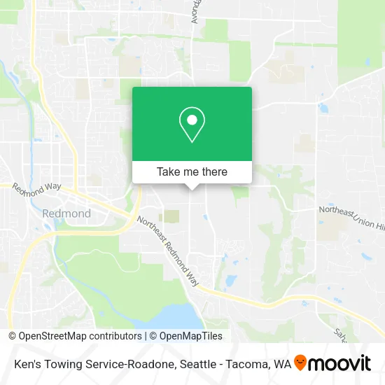 Mapa de Ken's Towing Service-Roadone