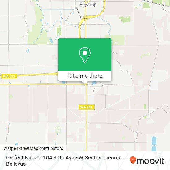Mapa de Perfect Nails 2, 104 39th Ave SW