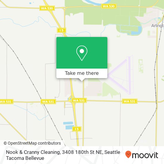 Nook & Cranny Cleaning, 3408 180th St NE map