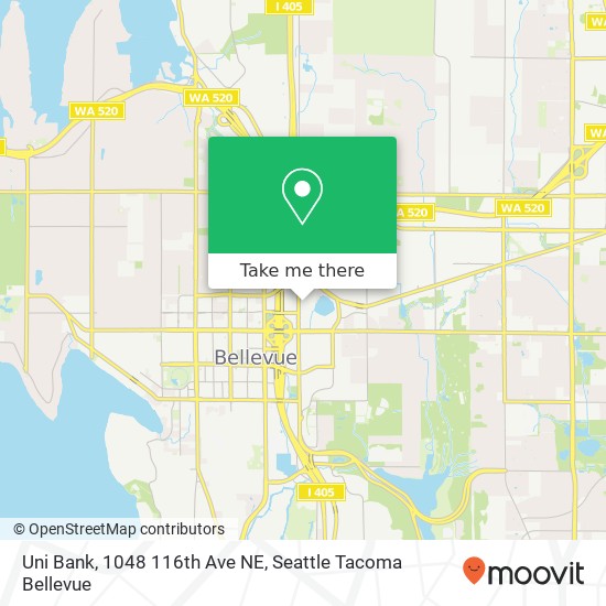 Mapa de Uni Bank, 1048 116th Ave NE