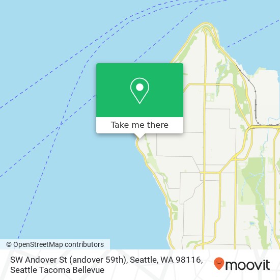 SW Andover St (andover 59th), Seattle, WA 98116 map