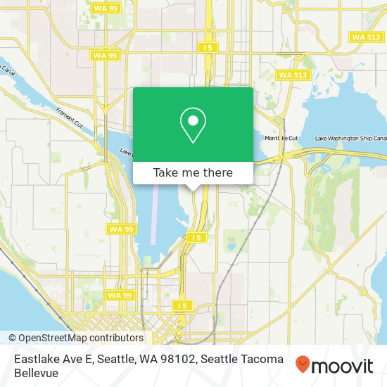 Eastlake Ave E, Seattle, WA 98102 map