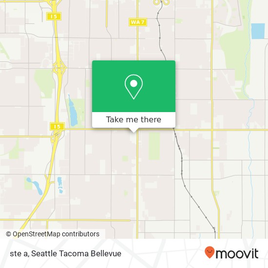 Mapa de ste a, 7250 Pacific Ave ste a, Tacoma, WA 98408, USA