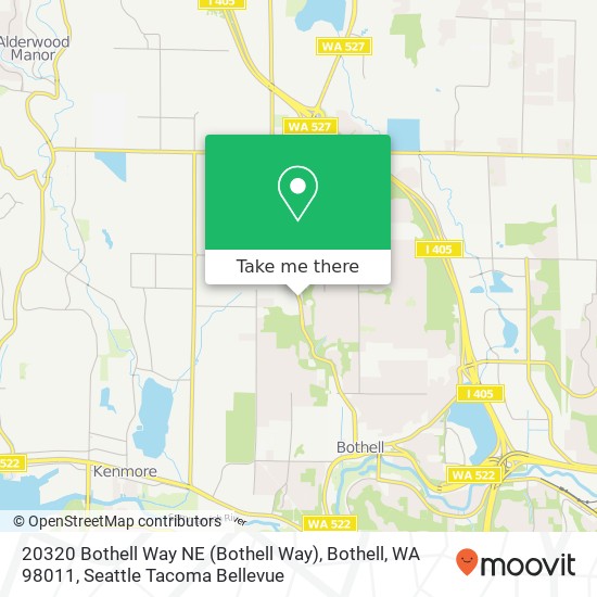 20320 Bothell Way NE (Bothell Way), Bothell, WA 98011 map