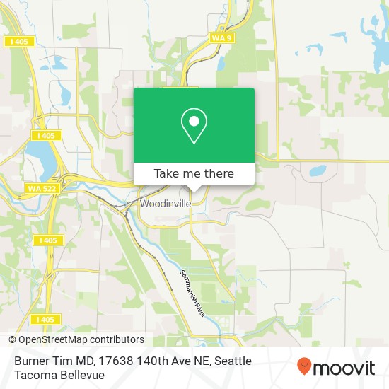 Burner Tim MD, 17638 140th Ave NE map