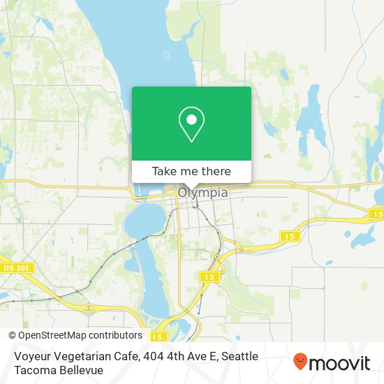 Voyeur Vegetarian Cafe, 404 4th Ave E map