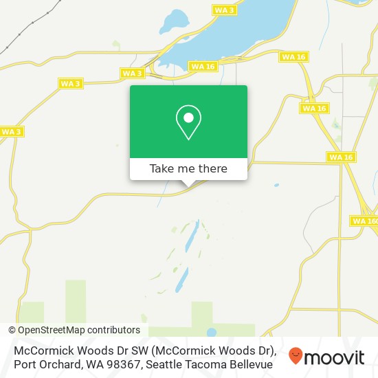 Mapa de McCormick Woods Dr SW (McCormick Woods Dr), Port Orchard, WA 98367