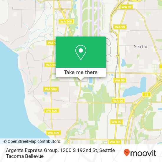 Argents Express Group, 1200 S 192nd St map