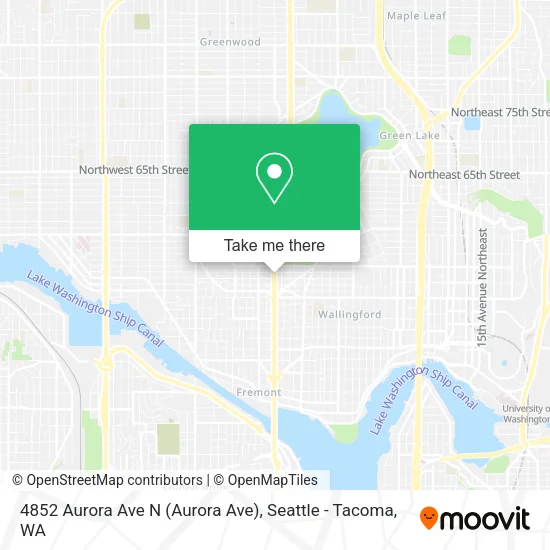 Mapa de 4852 Aurora Ave N