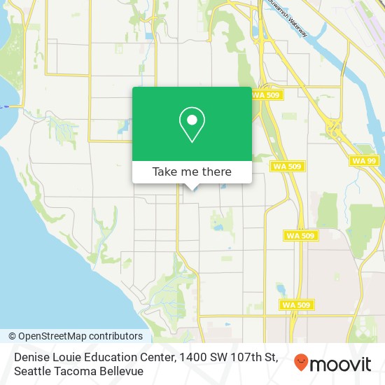 Denise Louie Education Center, 1400 SW 107th St map
