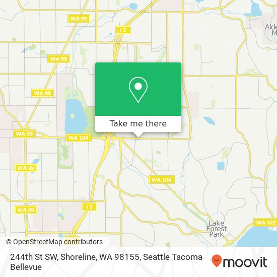 244th St SW, Shoreline, WA 98155 map