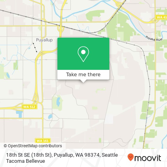 18th St SE (18th St), Puyallup, WA 98374 map