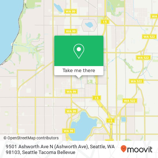 9501 Ashworth Ave N (Ashworth Ave), Seattle, WA 98103 map