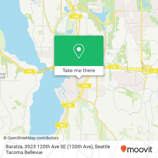 Mapa de Baratza, 3923 120th Ave SE