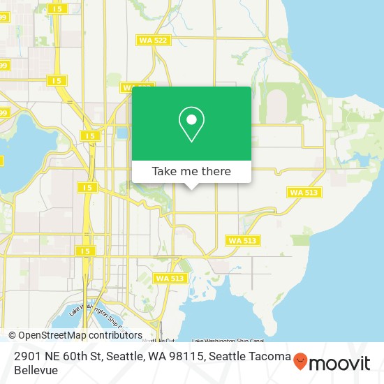 2901 NE 60th St, Seattle, WA 98115 map