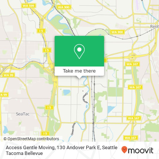 Access Gentle Moving, 130 Andover Park E map