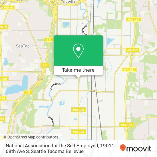 National Association for the Self Employed, 19011 68th Ave S map