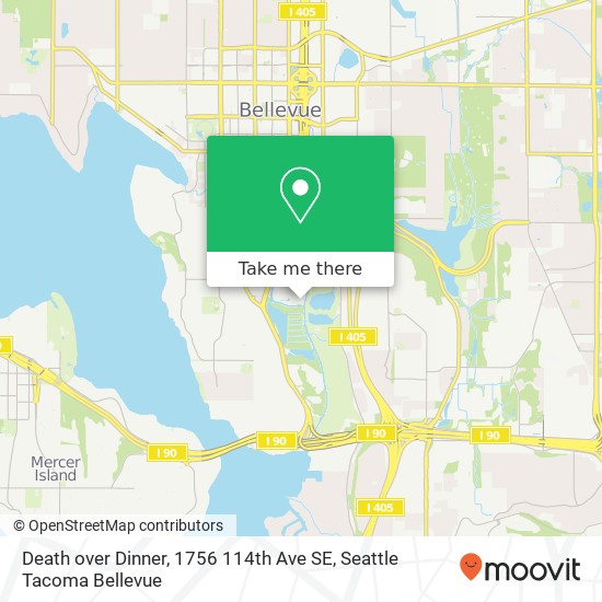 Death over Dinner, 1756 114th Ave SE map