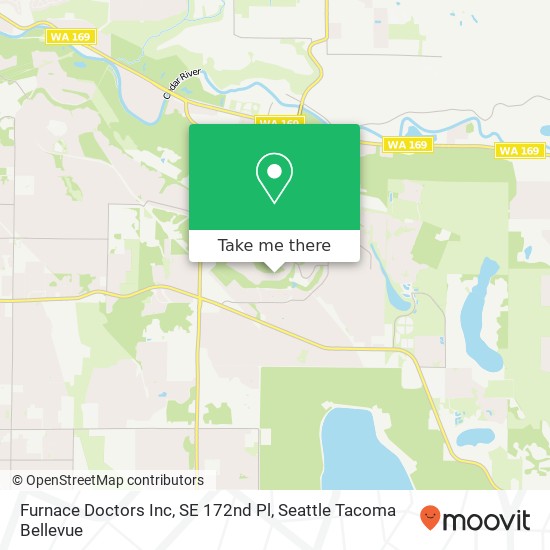 Mapa de Furnace Doctors Inc, SE 172nd Pl