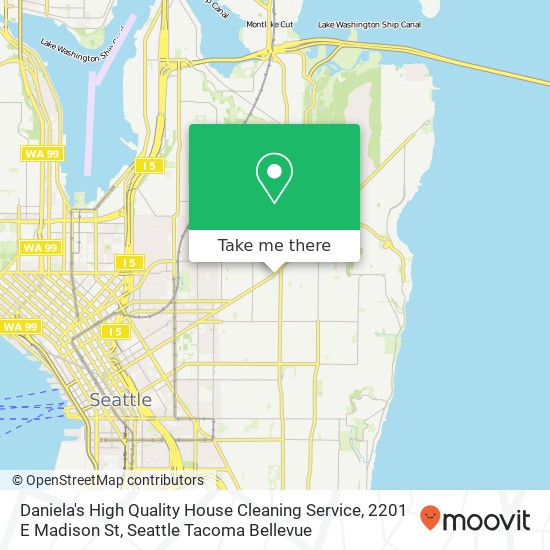 Mapa de Daniela's High Quality House Cleaning Service, 2201 E Madison St
